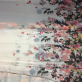 New Fashion Flower Design Printed Chiffon Dress Garment Fabric